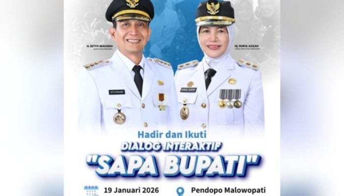 Catat Tanggalnya, Dialog Sapa Bupati Kembali Hadir di Pendopo Malowopati