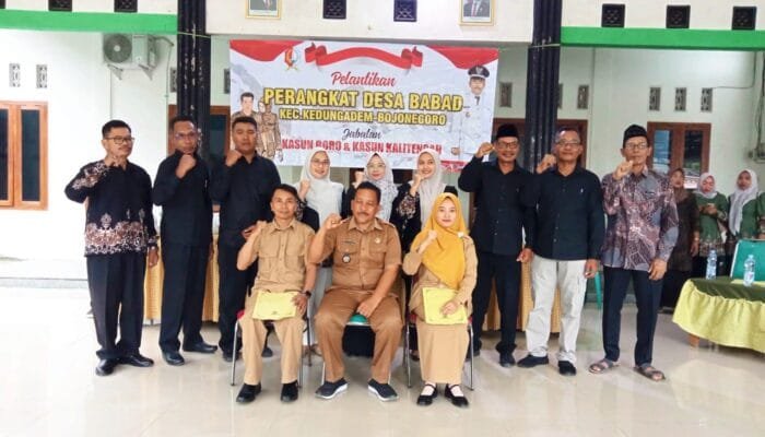 Usai Seleksi Panjang, Dua Kepala Dusun Desa Babad Bojonegoro Resmi Dilantik