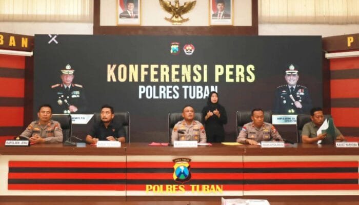 Tak Hanya Curanmor, Polres Tuban Juga Ungkap Kasus Narkoba