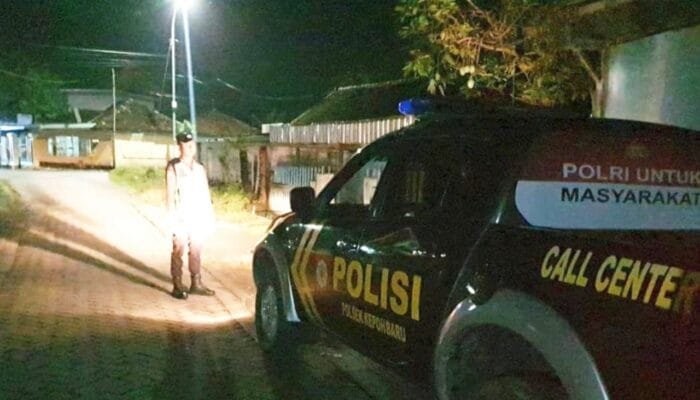 Patroli Fajar Jadi Andalan Polisi Jaga Keamanan Kepohbaru Bojonegoro