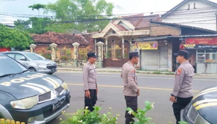 Polisi Perketat Wilayah Perbatasan, Patroli Bersinggungan Digelar di Bojonegoro