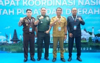 Forkopimda Lengkap Dampingi Bupati Bojonegoro di Rakornas 2026