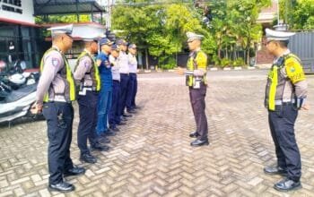 Keselamatan Jamaah Jadi Prioritas, Bus Harlah NU Dicek Polisi Lamongan