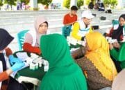 Meriah dan Penuh Manfaat, Donor Darah Kodim Bojonegoro Sambut HUT Persit