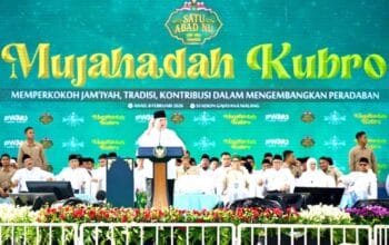 Satu Abad NU Malang, Presiden Prabowo Serukan Rukun di Tengah Perbedaan