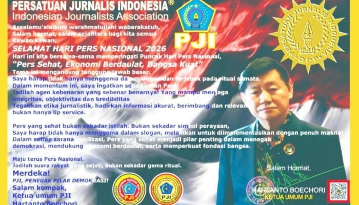 Ketum PJI Serukan Pers Jadi Penjaga Akal Sehat Publik
