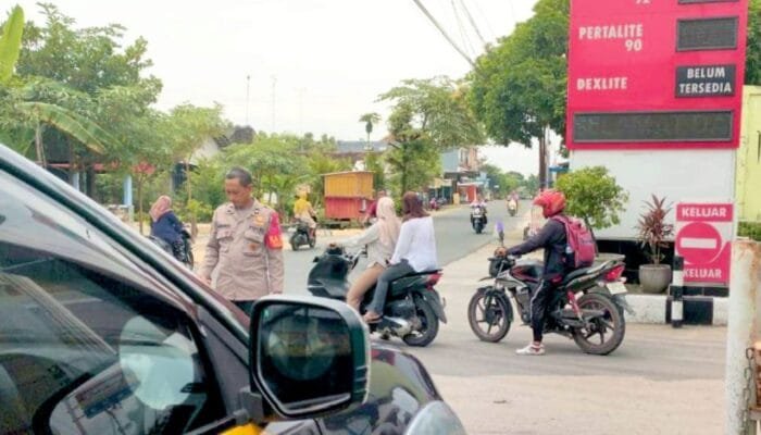 Bank, Pasar dan SPBU Jadi Fokus Patroli Polsek Sugihwaras Bojonegoro