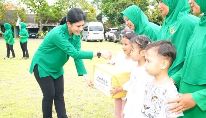 Lapangan Kodim Lamongan Dipenuhi Tawa Anak di HUT Persit KCK