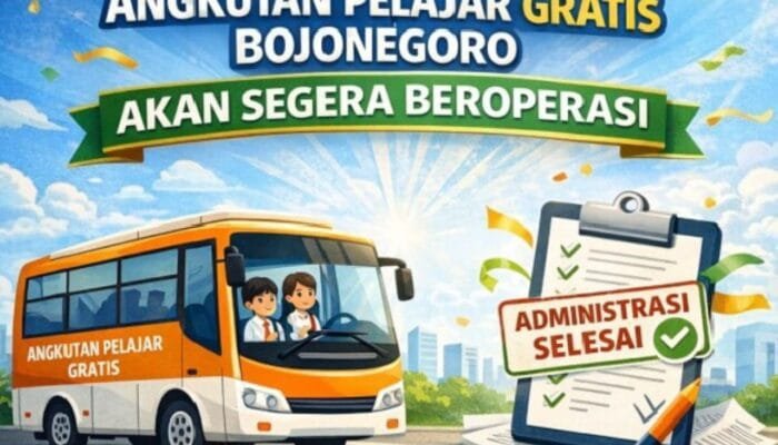 Pelajar Bojonegoro Wajib Tau, Angkutan Pelajar Gratis dan Bus Disabilitas Comeback
