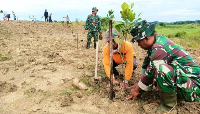 800 Pohon Produktif Ditanam di Waduk Pacal Bojonegoro
