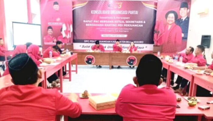 402 Nama Berebut Kursi Ketua PAC PDI Perjuangan Bojonegoro