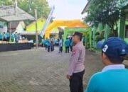 Pelayanan Prima, Polisi Baureno Bojonegoro Amankan Acara Jalan Santai Warga