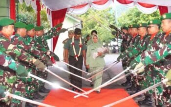 Mutasi Jabatan, Kasdim Lamongan Dilepas Penuh Kehormatan