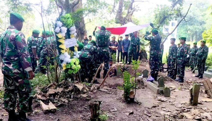 Ketua Cabang Margaluyu 151 Bojonegoro Meninggal Dunia, Dimakamkan Secara Militer