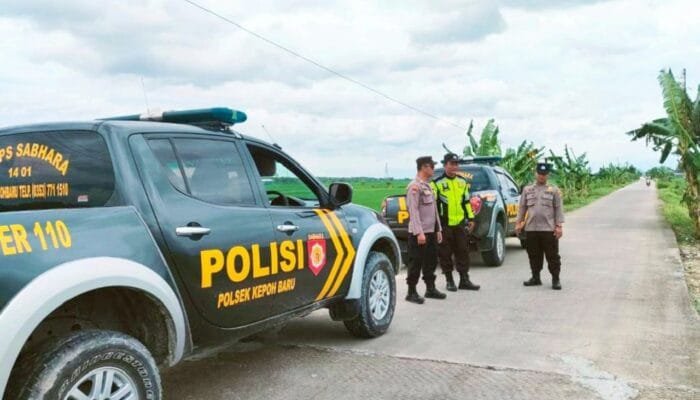 Cegah Pencurian dan Perampokan, Patroli Kepohbaru Bojonegoro Digelar Rutin