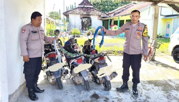 Warga Lapor, Polisi Lamongan Bergerak Cepat Amankan Barang Bukti Perang Sarung