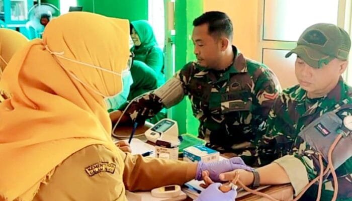 Semarak HUT ke-80 KCK, Persit Kepohbaru Bojonegoro Hadirkan Layanan Kesehatan Gratis