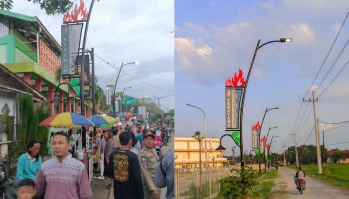 CFD hingga Takjil Ramai, Dampak Lampu Ikonik di Kecamatan Kedewan Bojonegoro