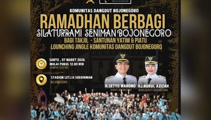 Event Dangdut Terbesar di Bojonegoro Bulan Maret, Catat Tanggalnya
