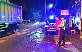 Perempatan Balen Bojonegoro Dijaga Ketat, Polisi Antisipasi Laka dan Kriminalitas