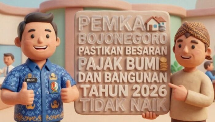 Kado Spesial Buat 760 Ribu Wajib Pajak Bojonegoro, PBB Tahun Ini Resmi Gak Naik