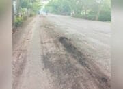 Viral, Gundukan Tinggi di Jalan Bojonegoro–Babat Picu Kecelakaan