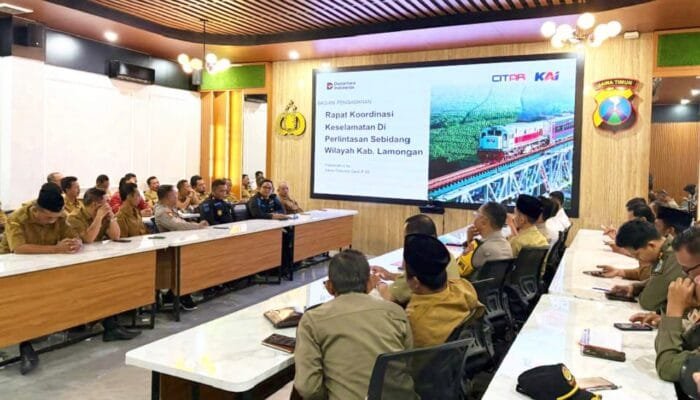 Mudik Aman 2026, Lamongan Perkuat Penjagaan di Jalur Kereta Api