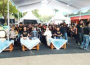 Dari Margomulyo hingga Baureno, Ratusan Seniman Komunitas Dangdut Bojonegoro Kepung Stadion Soedirman