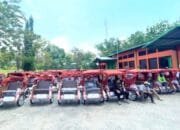 Viral di Bojonegoro: Konvoi Becak Listrik Bantuan Murni Presiden Prabowo