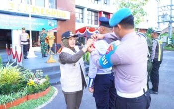 Jelang Idul Fitri 1447 H, Polres Bojonegoro Gelar Apel Pasukan Operasi Ketupat