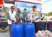 Puluhan Pelaku Judi dan Miras Diciduk Saat Operasi Pekat Semeru di Bojonegoro