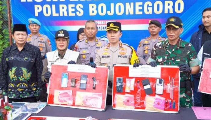 Inilah Sosok 13 Tersangka Narkoba yang Diringkus Polres Bojonegoro