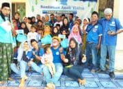 Hangatnya Kebersamaan Ramadan, Segoro Bojonegoro Santuni Anak Yatim di Kanor