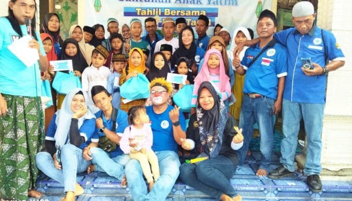 Hangatnya Kebersamaan Ramadan, Segoro Bojonegoro Santuni Anak Yatim di Kanor