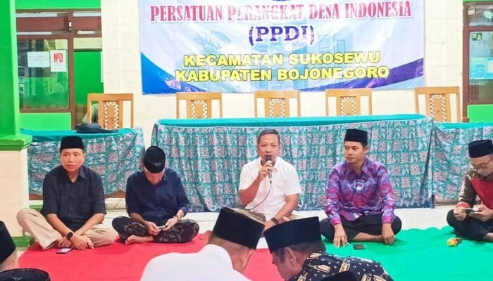 Silaturahmi Camat Sukosewu Bojonegoro dengan Perangkat Desa, Perkuat Koordinasi hingga Keamanan Lingkungan