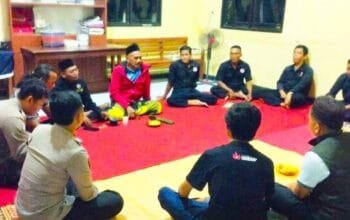 Kapolsek Sugihwaras Bojonegoro Ajak BKP Bersinergi Jaga Situasi Tetap Aman