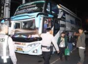 Pemudik SeruNU Tiba di Lamongan Dini Hari, Disambut Hangat Jajaran Polres