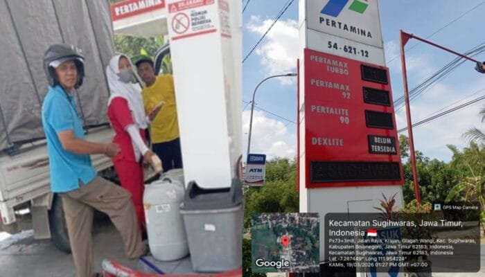 Warga Protes, Solar Subsidi di SPBU Sugihwaras Bojonegoro Habis, Diduga Dijual ke Pembeli Jerigen