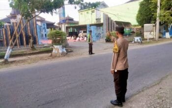Polsek Kasiman Siaga, Ibadah Sholat Id Muhammadiyah Bojonegoro Aman Terkendali