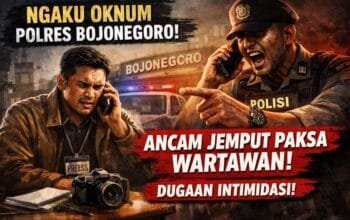 Oknum Mengaku Polisi Bojonegoro Diduga Intimidasi Wartawan