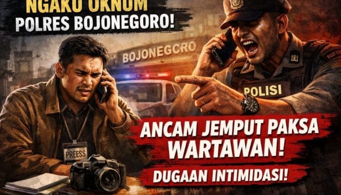 Oknum Mengaku Polisi Bojonegoro Diduga Intimidasi Wartawan