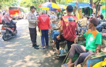 Situasi Dijaga Ketat, Polsek Baureno Bojonegoro Turun Langsung ke Titik Rawan