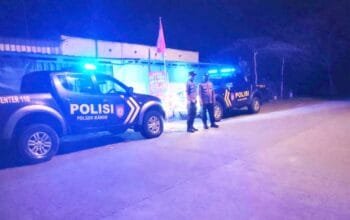 Polisi Patroli ke Titik Sepi, Kamtibmas Baureno Bojonegoro Dijaga Ketat