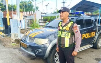 Sapa Pagi Jadi Andalan, Polsek Gondang Jaga Keselamatan Pengendara