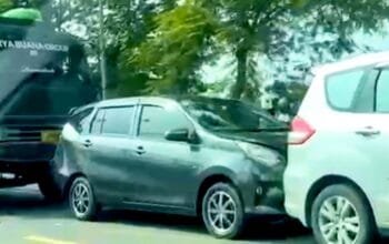 Diduga Rem Blong, Truk Picu Kecelakaan Beruntun di Bojonegoro