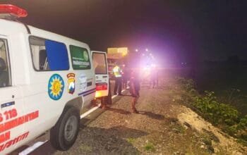 Tragedi Dini Hari di Deket Lamongan, Truk Box Ringsek Sopir Tewas