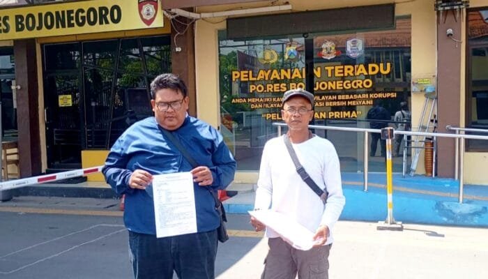 Dugaan Pemalsuan Tanda Tangan, Sekdes Gamongan Tambakrejo Bojonegoro Dilaporkan ke Polres