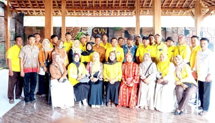 Silaturahmi Sekaligus Konsolidasi, Golkar Kedungadem Bojonegoro Gaspol Hadapi Agenda Politik