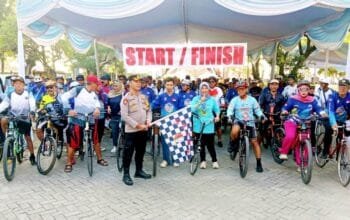Gowes dan Pentas Seni Diserbu Warga, Polisi Bojonegoro Pastikan Kondusif