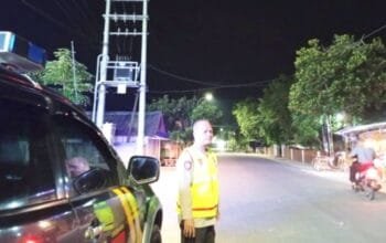 Warga Lebih Tenang, Polisi Gencarkan Patroli Malam di Tambakrejo Bojonegoro